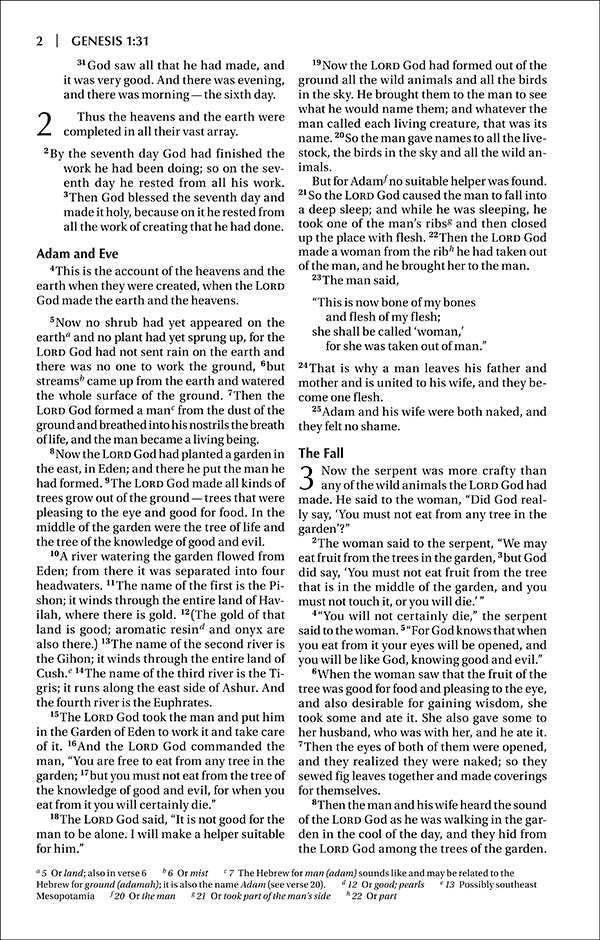 NIV Value Pew Bible Black