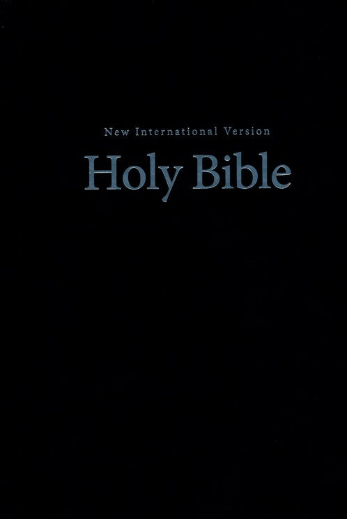 NIV Pew & Worship Bible Large Print Black (Church Bible)
