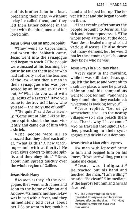 NIV Pew & Worship Bible Large Print Black (Church Bible)