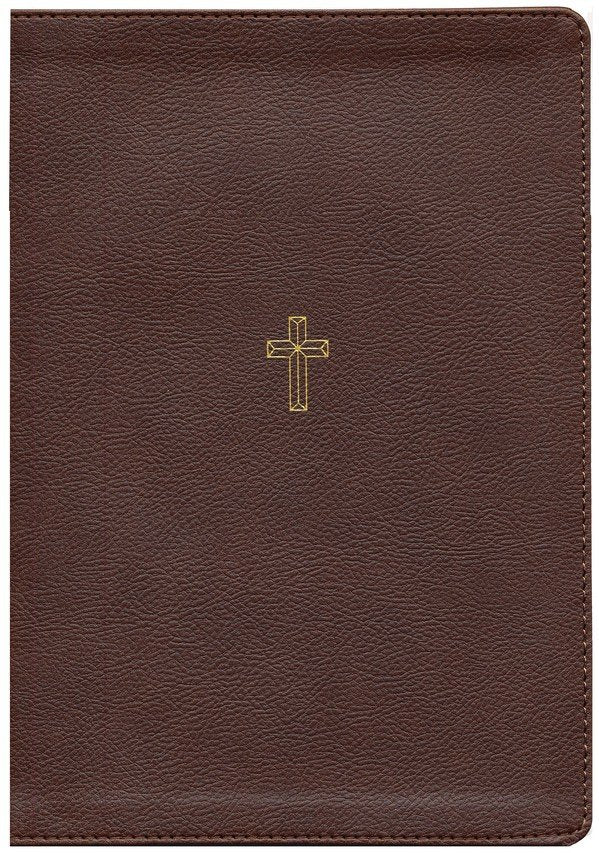 NASB 1995 Wide Margin Bible Brown Leathersoft