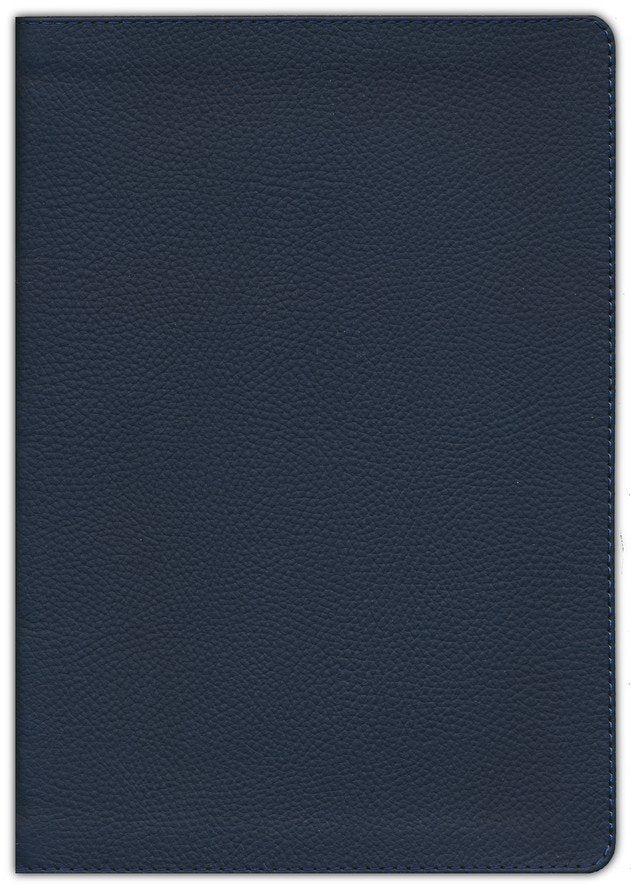 NASB 1995 Wide Margin Bible Navy Genuine Leather