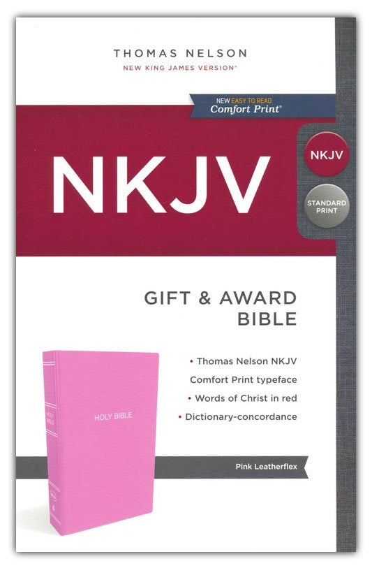 NKJV Gift & Award Bible Pink