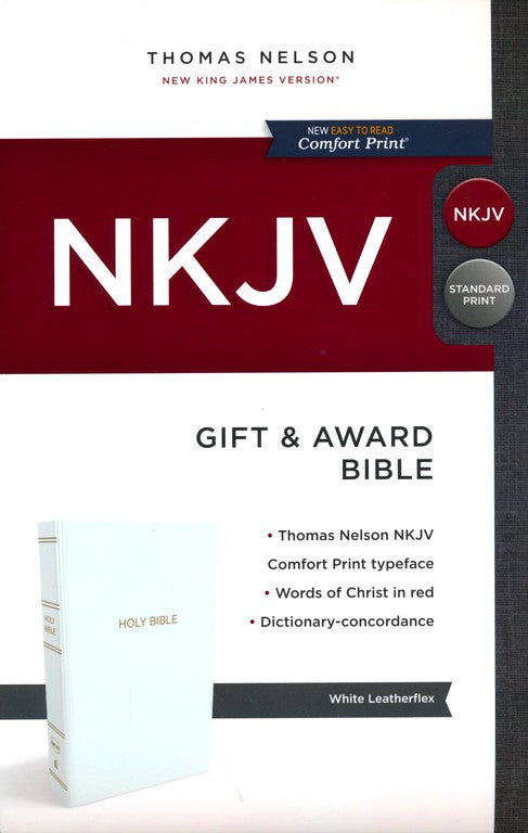 NKJV Gift & Award Bible - White