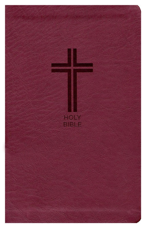 NKJV Value Thinline Bible Burgundy Leathersoft