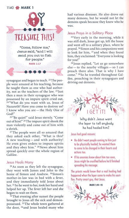 NIV Ultimate Bible for Girls Teal Leathersoft