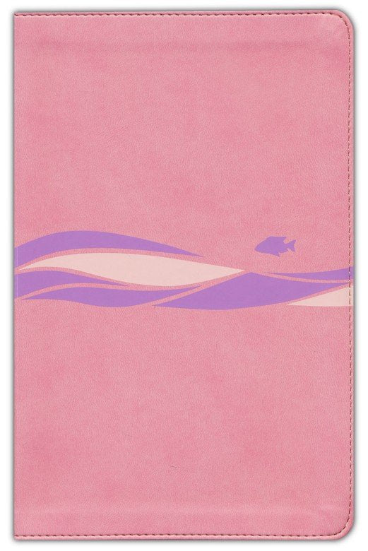 CSB Early Readers Bible Coral Pink LeatherTouch (Easy-for-Me)