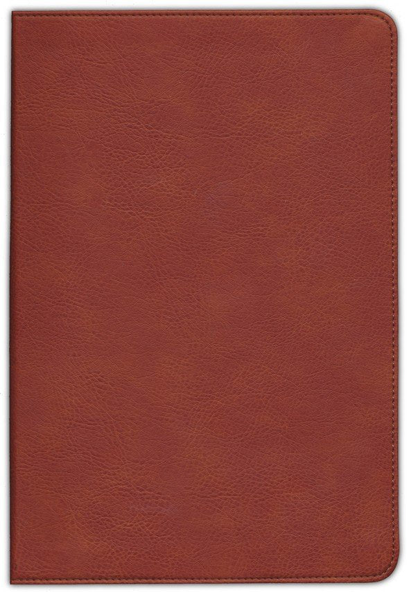 NASB Large Print Thinline Ref Bible 2020 Burnt Sienna Leathertouch