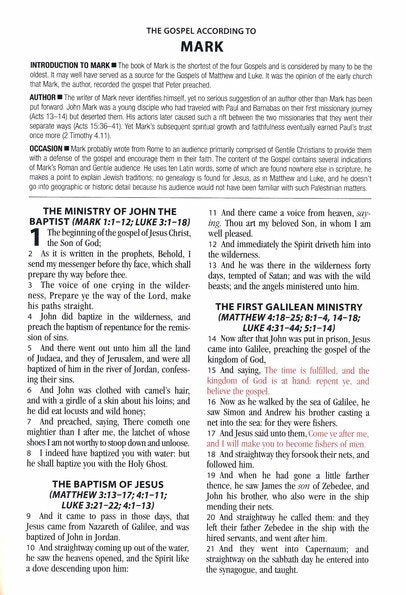 KJV Kept in My Heart Bible (Boy Cover) Blue Woodland HB