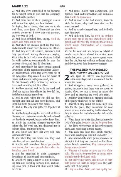 KJV Kept in My Heart Bible (Boy Cover) Blue Woodland HB