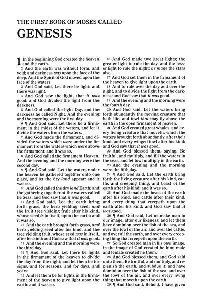 KJV Great and Small Baby Bible Pink Leathertouch