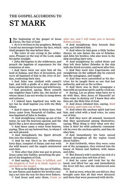 KJV Great and Small Baby Bible Pink Leathertouch