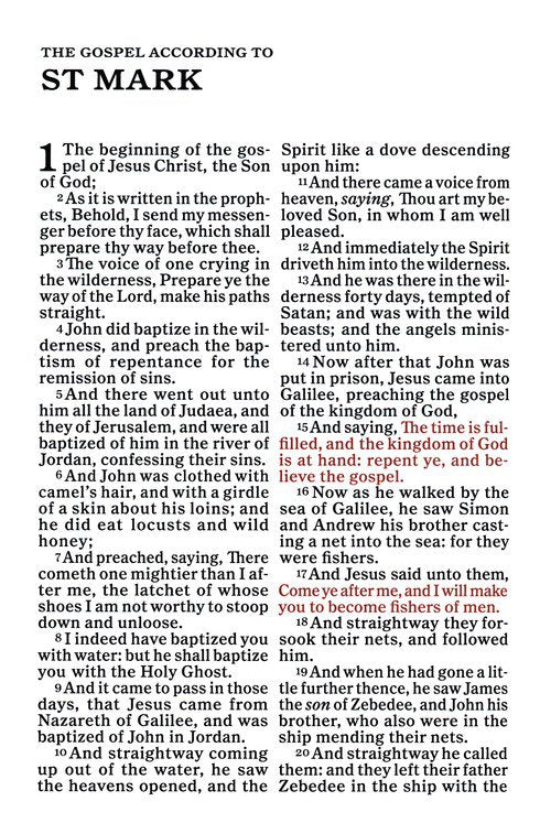 KJV Personal Size Giant Print Bible, Black Genuine Leather Indexed