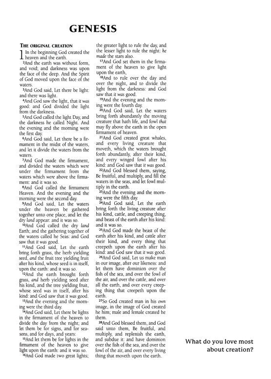 KJV Personal Reflections Bible with Prompts, Peach Floral Hardback