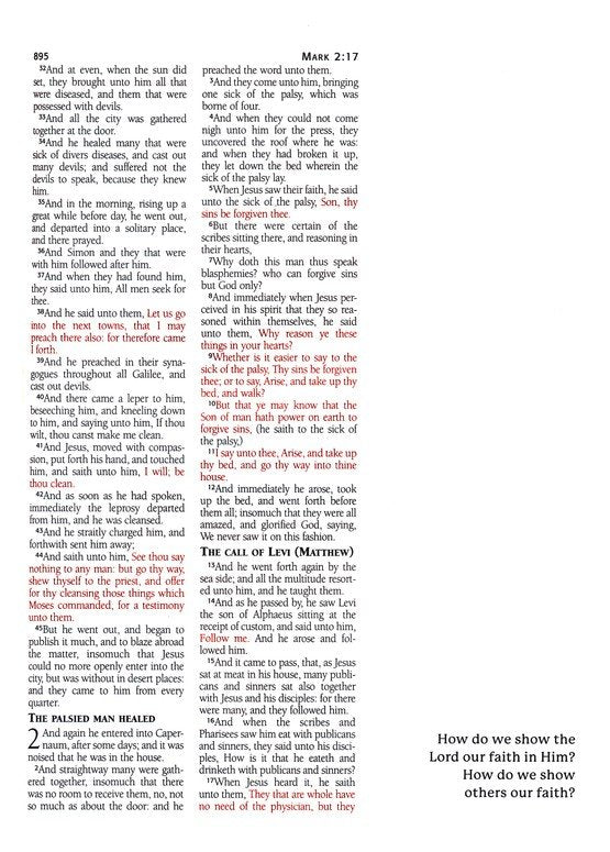 KJV Personal Reflections Bible with Prompts, Peach Floral Hardback