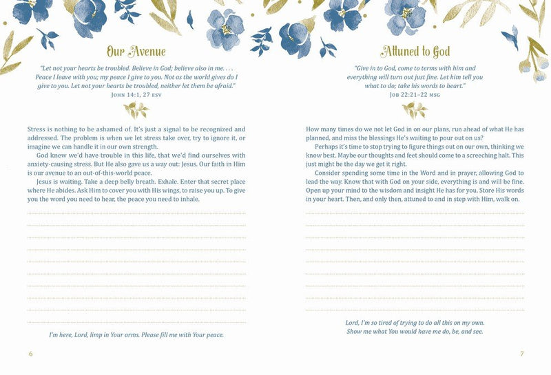 Stress Less, Pray More Devotional Journal