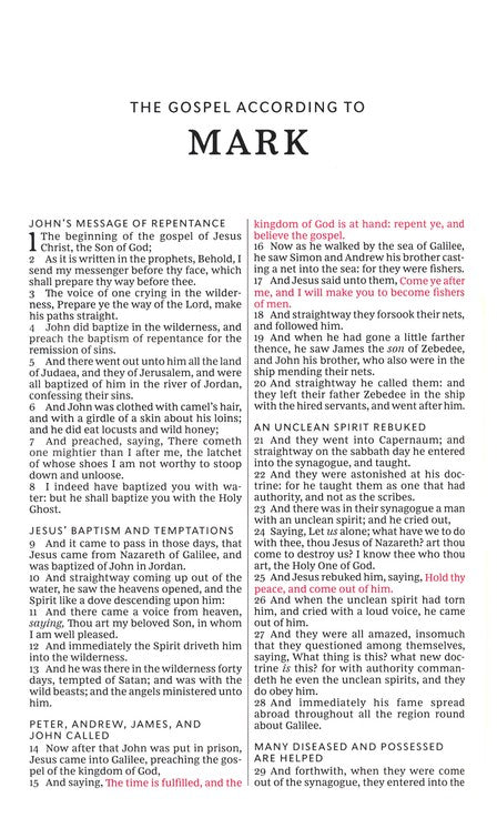 KJV Thinline Value Bible Pink Leathersoft