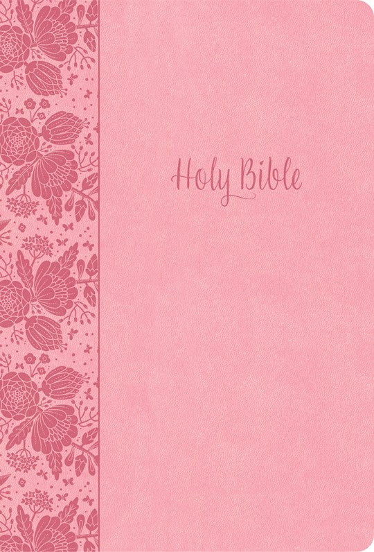 KJV Value Edition Large Print Thinline Bible Pink LeatherTouch