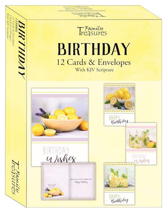 Boxed Cards - Birthday: Lemons