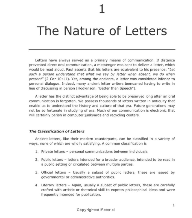 The New Testament Letters: A Guide to the Literary Context