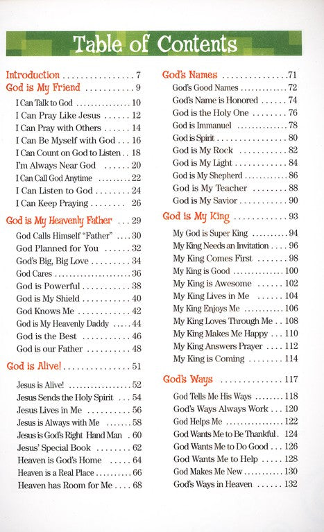 God and Me! V. 3 Devotions For Girls Ages 6-9