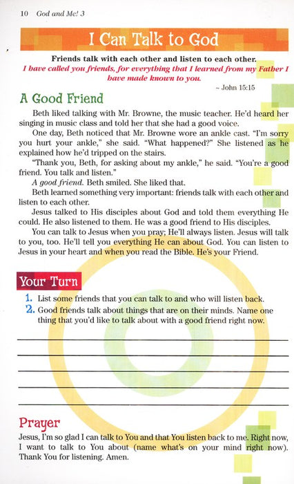 God and Me! V. 3 Devotions For Girls Ages 6-9