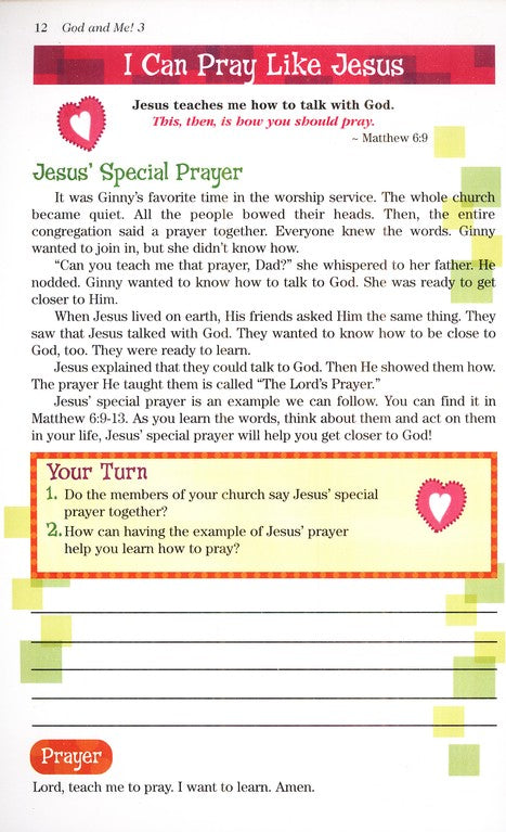 God and Me! V. 3 Devotions For Girls Ages 6-9