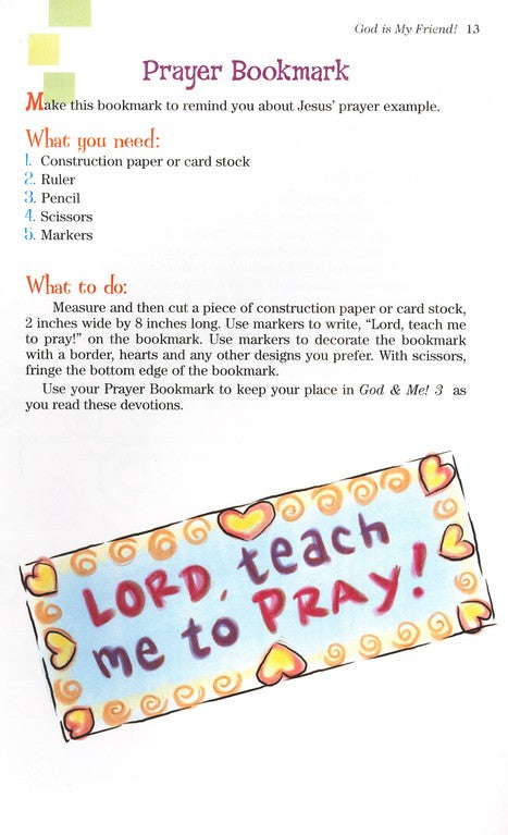 God and Me! V. 3 Devotions For Girls Ages 6-9