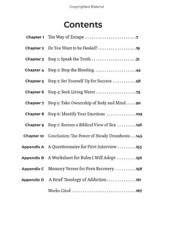 The Way of Escape: A Christian Plan for Porn Recovery