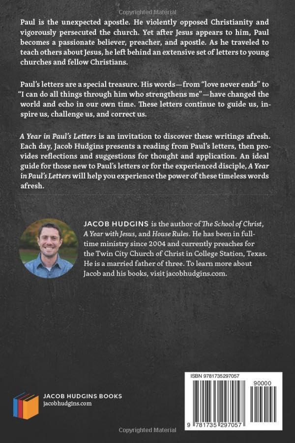 A Year In Paul's Letters: A Five Day a Week Devotional