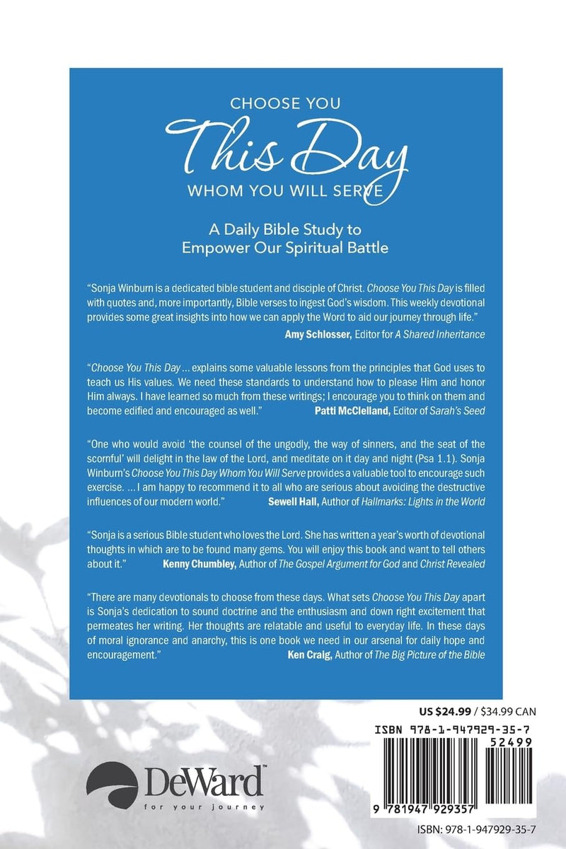 Choose You This Day Whom You Will Serve Devotion