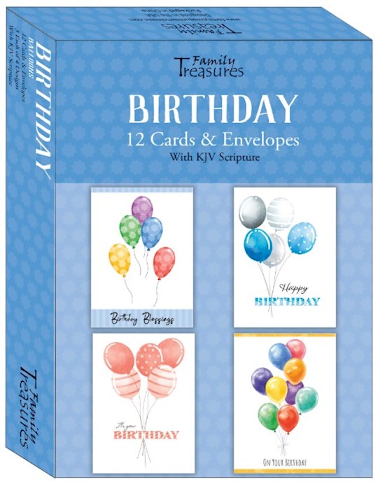 Boxed Cards - Birthday: Balloons