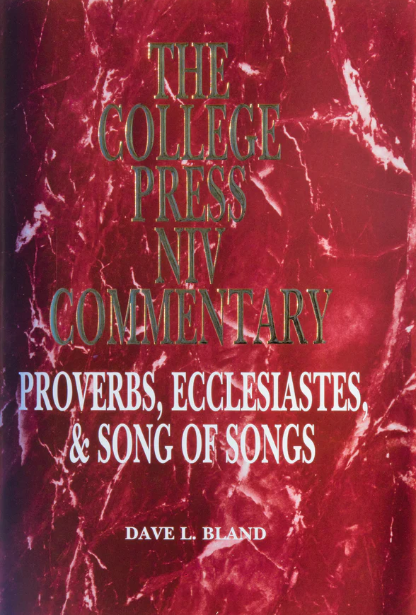 NIV Commentary Proverbs, Ecclesiastes, & Song of Songs