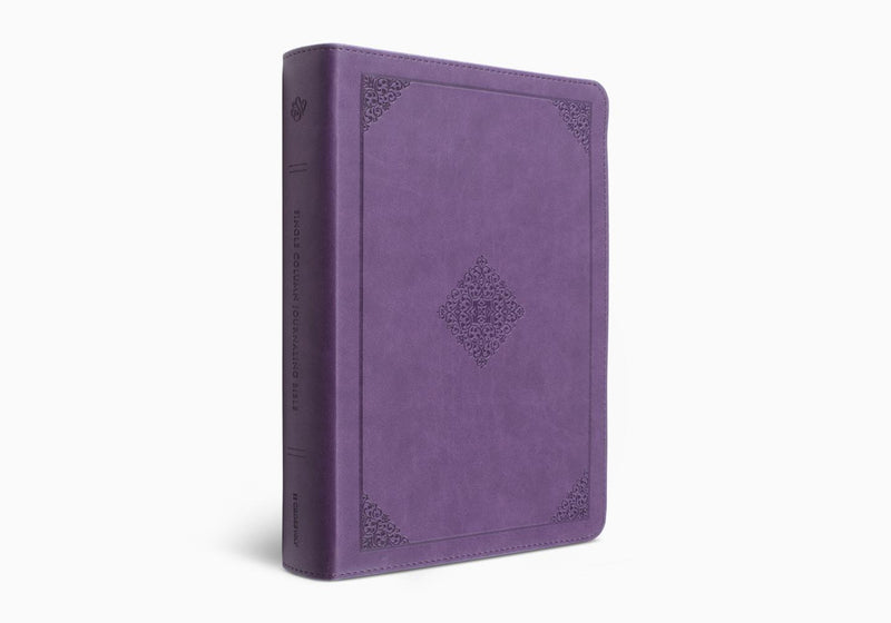 ESV Single Column Large Print Journaling Bible Lavender TruTone