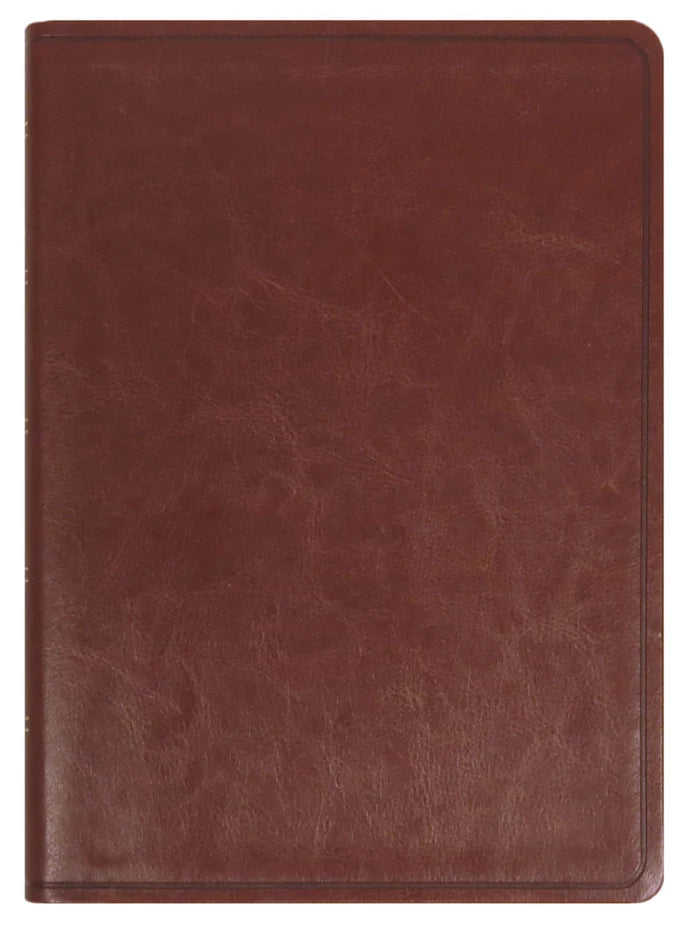 NASB Giant Print Reference Bible - Burgundy Leathertex Indexed