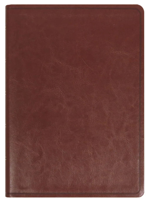 NASB Giant Print Reference Bible - Burgundy Leathertex