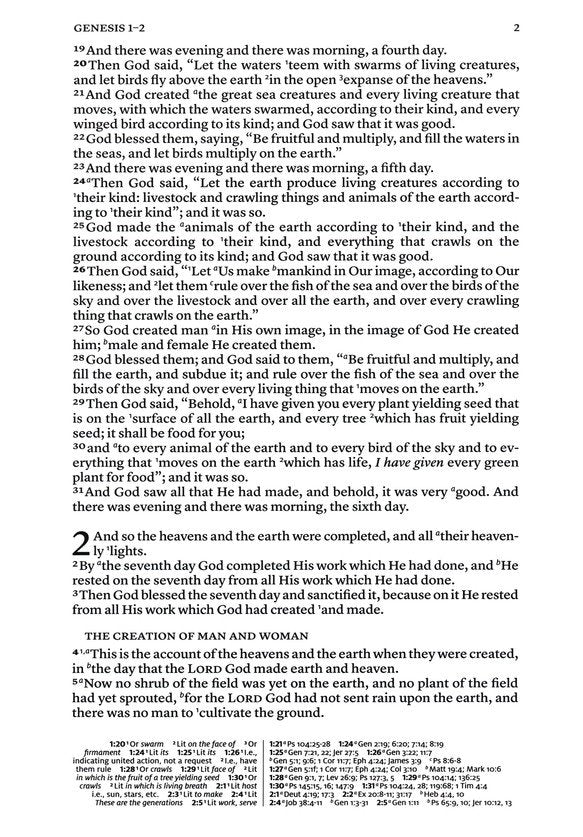 NASB 2020 Wide Margin Reference Bible, Brown LeatherTex