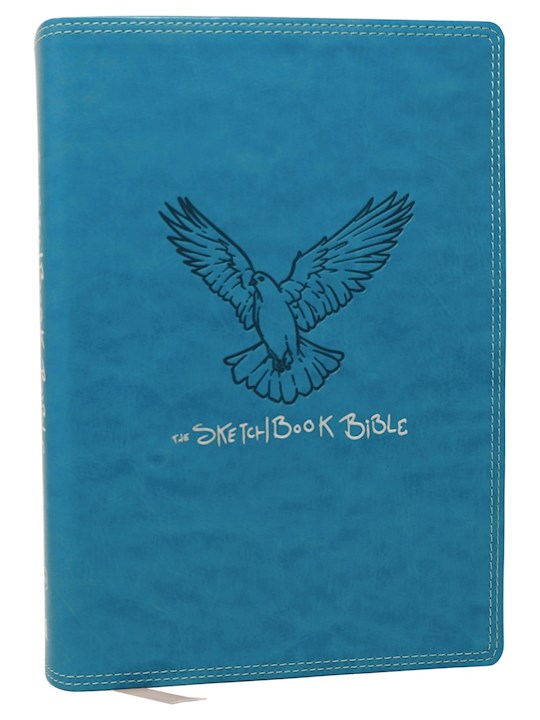 NKJV Sketchbook Bible Teal Leathersoft