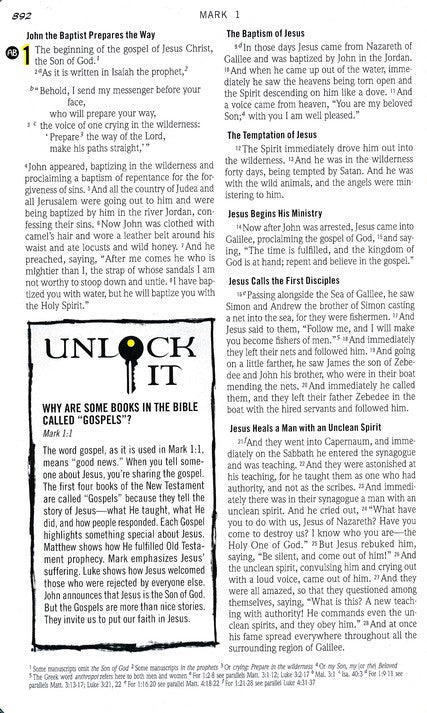 The Action Bible Study Bible ESV, Slate Gray Virtual Leather