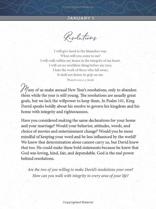 Daily Strength for Couples: 365-Day Devotional