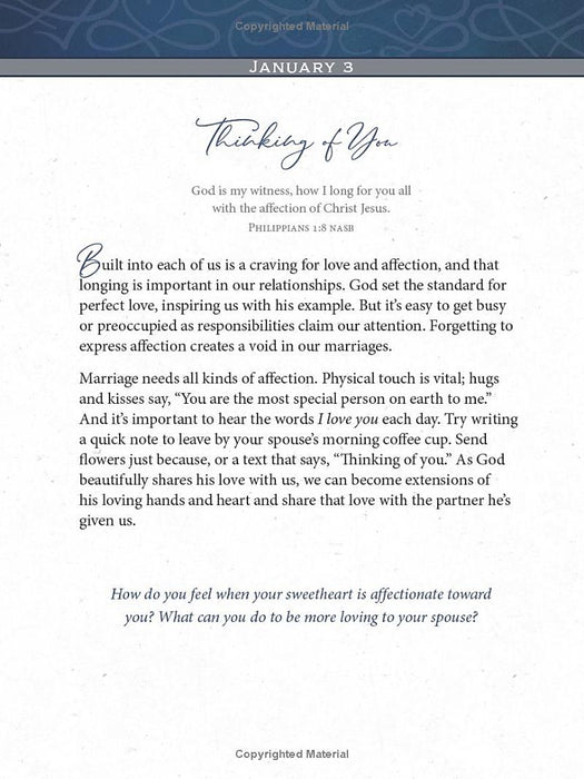 Daily Strength for Couples: 365-Day Devotional