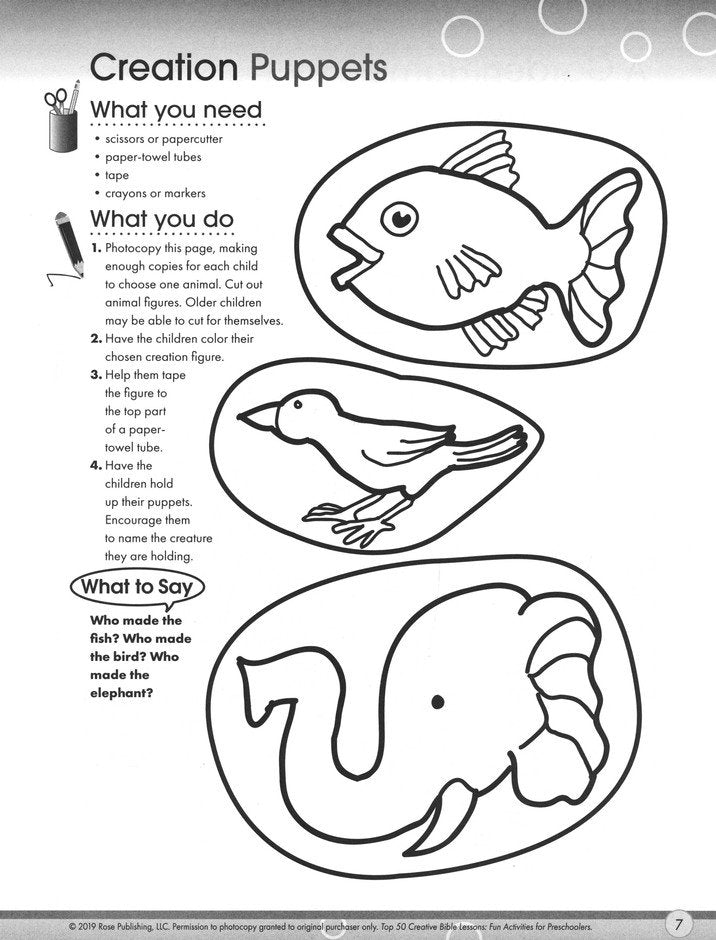 Top 50 Creative Bible Lessons for Preschoolers