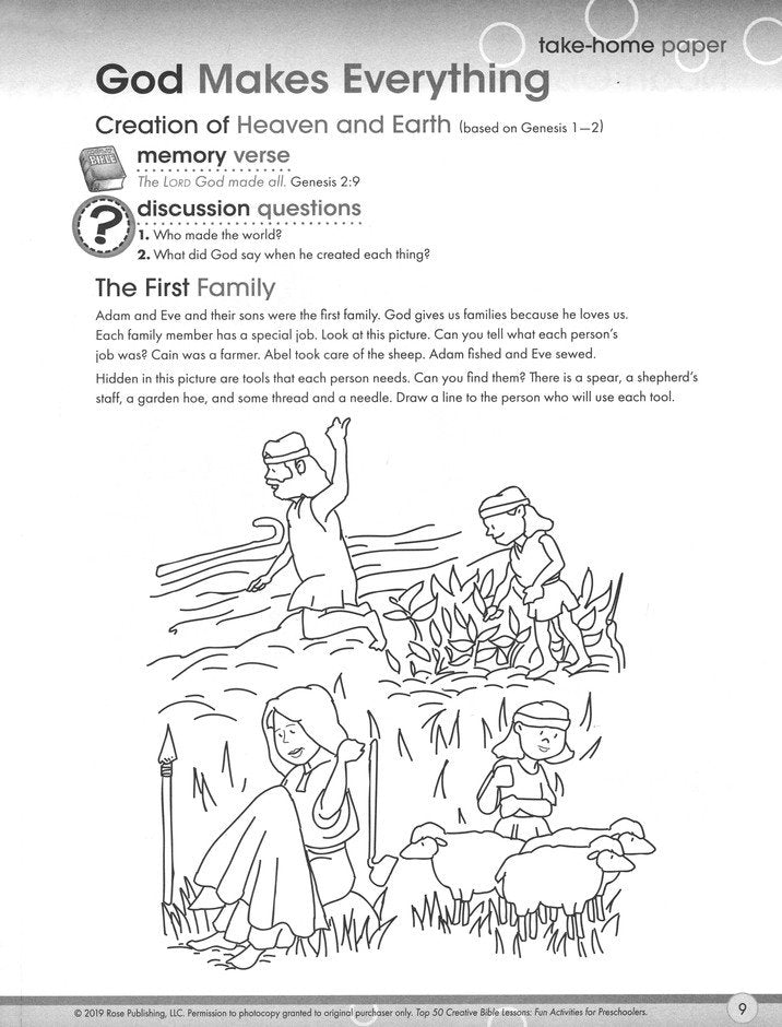 Top 50 Creative Bible Lessons for Preschoolers