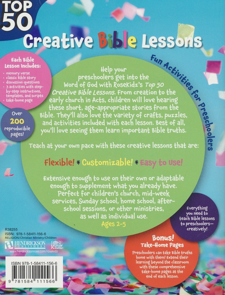 Top 50 Creative Bible Lessons for Preschoolers