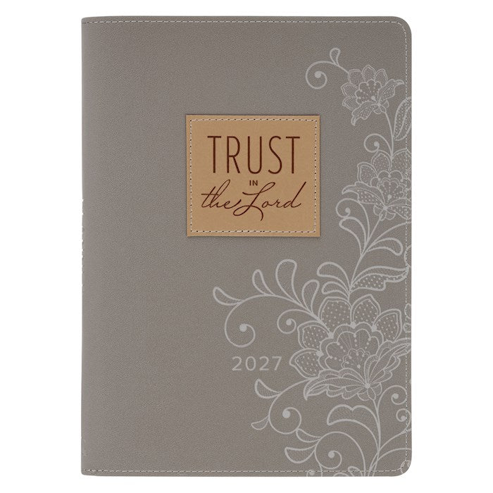 2027 Daily Planner: Trust in the Lord Executive Planner (Zip)