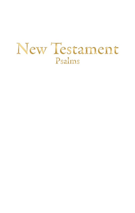 KJV Rconomy New Testament w/Psalms White