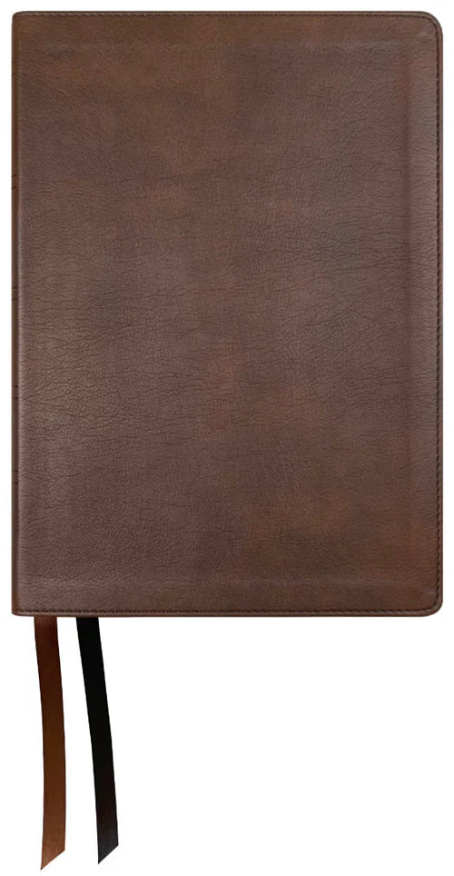 NASB 1995 Large Print Ultrathin Reference Bible Brown Leathertex