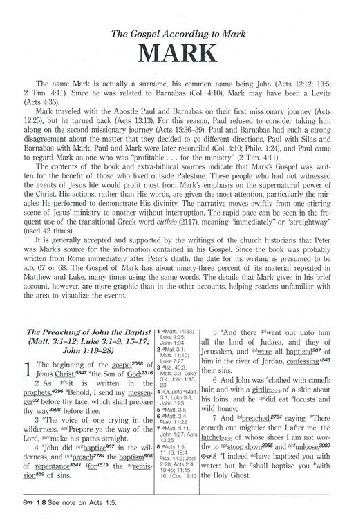 KJV Hebrew-Greek Key Word Bible Burgundy Bonded Leather Indexed