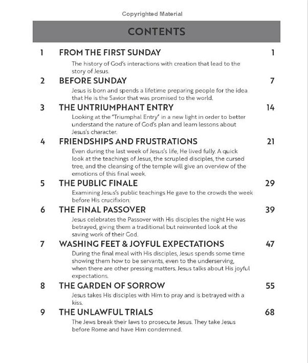 From Sunday to Sunday