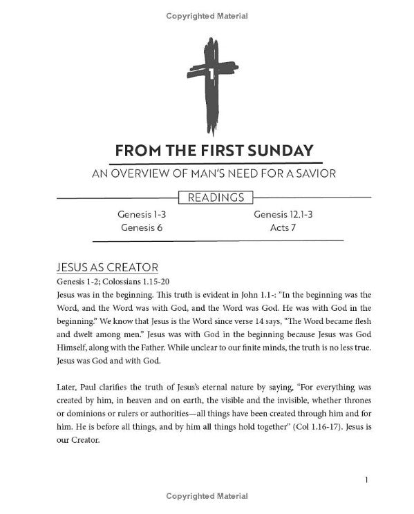 From Sunday to Sunday