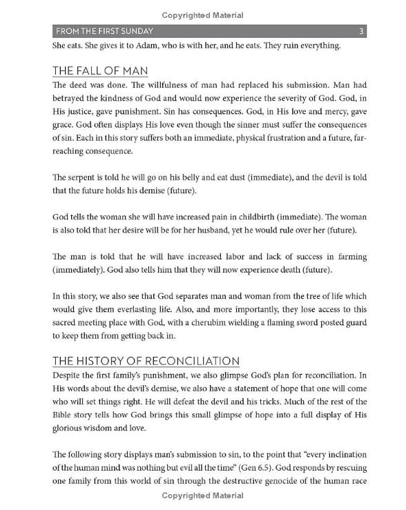 From Sunday to Sunday